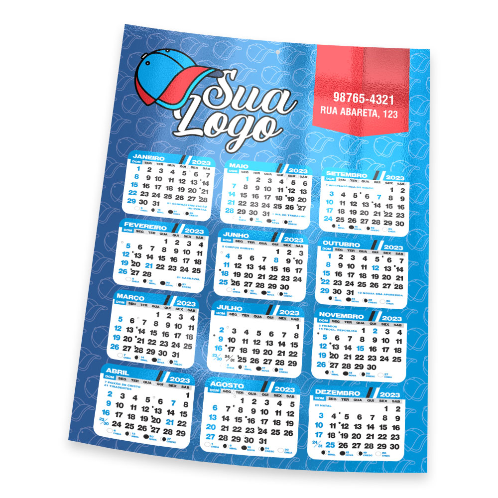 CALENDÁRIOS E FOLHINHAS 2025